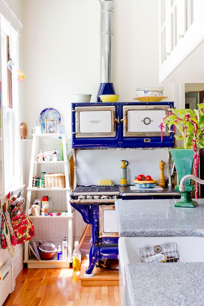 40 Gas Stove with Eclectic Kitchen Also My Houzz