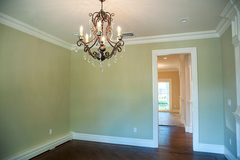 Baseboard Heat Covers   Traditional Dining Room  and Chandelier Dining Room Trim