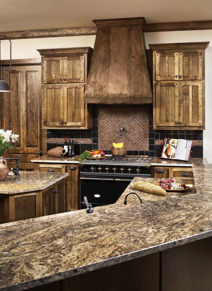 Copper Canyon Granite   Traditional Kitchen  and Backsplash Cabinetry Cooking Copper Counterys Craftsman Custom Farmhouse Floors Hand Made Hood Kitchen Lacanche Millwork Range Sink