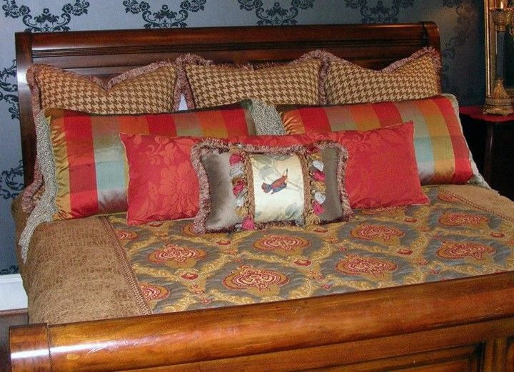 Distinctive Fabrics with Traditional Bedroom  and Traditional