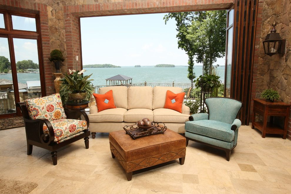Distinctive Fabrics with Traditional Patio  and Traditional