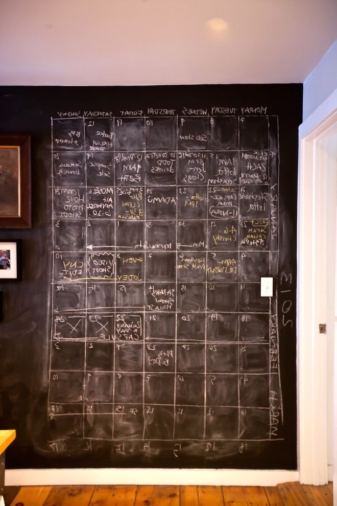 Do Chalk Markers Erase   Eclectic Hall Also Black Wall Chalkboard Chalkboard Art Chalkboard Calendar Chalkboard Wall Giant Calendar Giant Chalkboard Calendar Rustic Wood Floor Wall Calendar White Molding