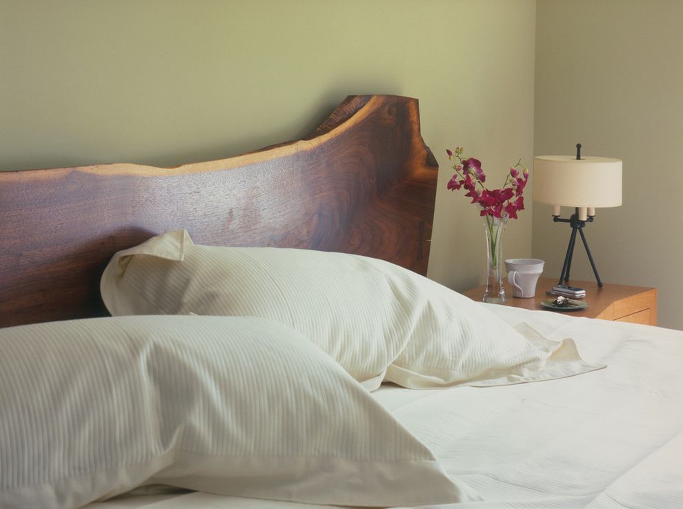 Downright Pillows   Contemporary Bedroom  and Cool Snggavel Headboard Nakashima Headboard Modern Bedroom
