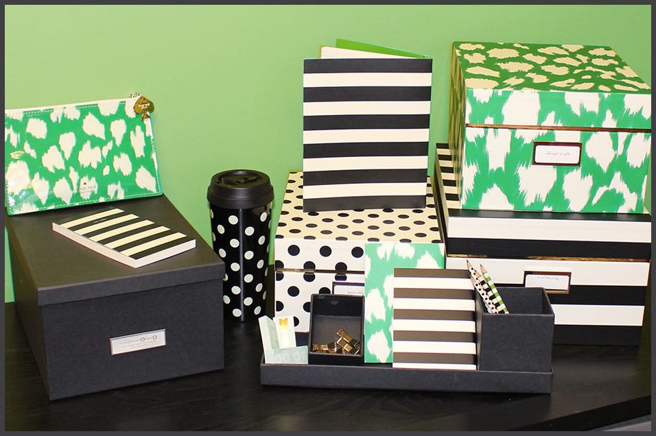 Kate Spade Office Supplies with Contemporary Home Office  and Colorful Office Desk Accessories Feminine Office Home Office Kate Spade New York Office Office Decor Office Supplies Organizers Stylish Office Urbangirl