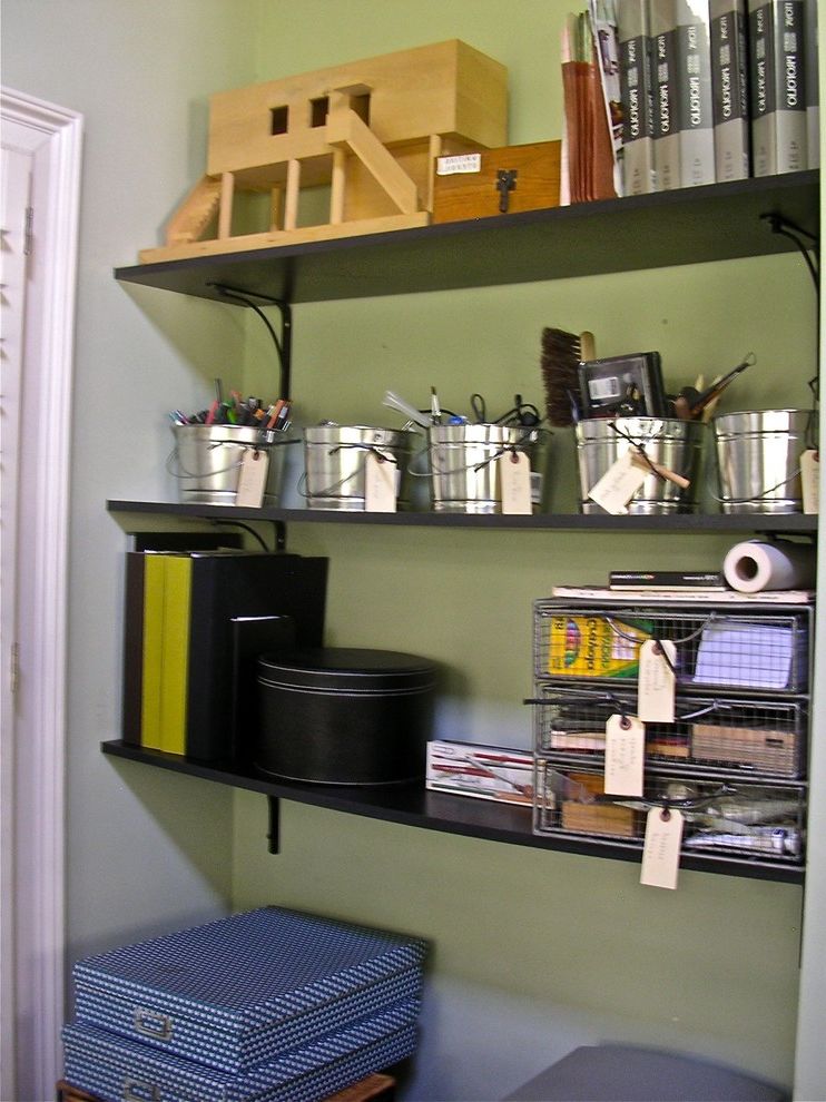 Metro Shelving Home Depot   Eclectic Home Office  and Eclectic