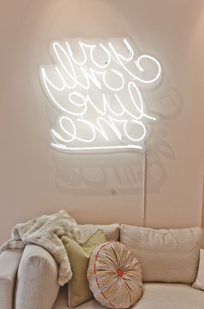 Old Neon Signs for Sale   Eclectic Bedroom Also Eclectic