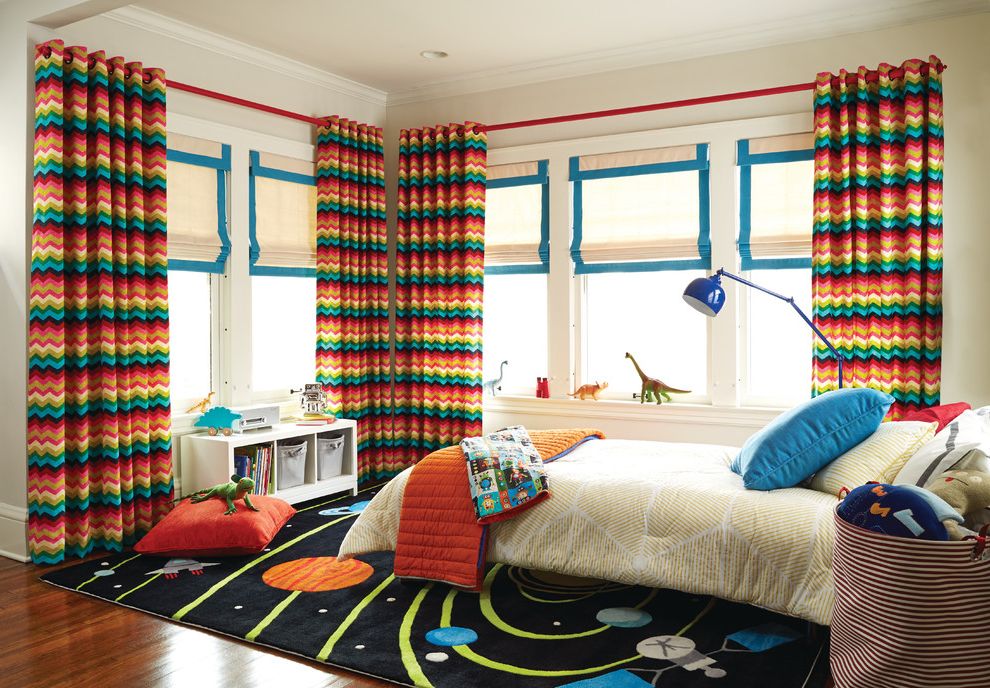 Rug Sizes Chart with Transitional Kids Also Chevron Curtains Colorful Curtains Kids Bedroom Roma Shades Space Rug