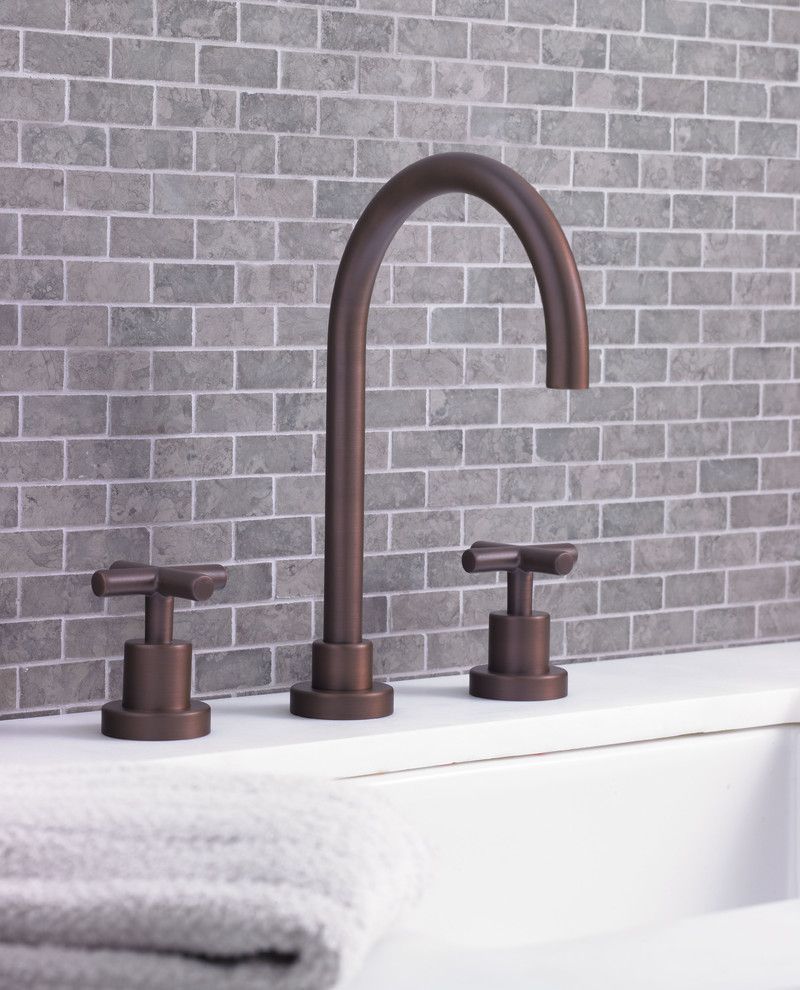 Sigma Faucets with Contemporary Bathroom  and Sigma Faucet