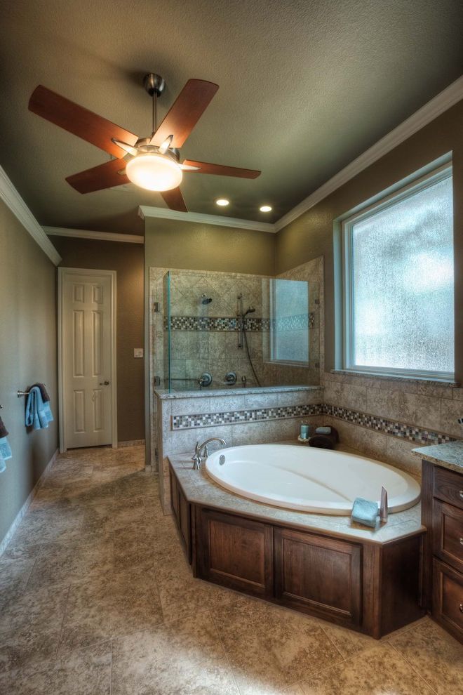 Www Arizonatile Com   Contemporary Bathroom  and Bath Curb Appeal Renovations Floor Lighting Shower Tile Tub