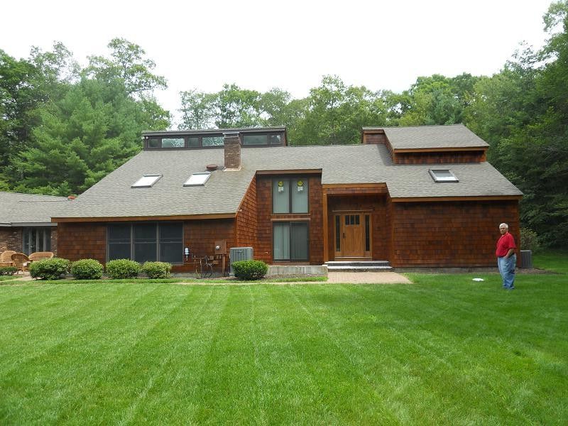 Abraham Roofing with Traditional Exterior Also Roofing Siding Long Island