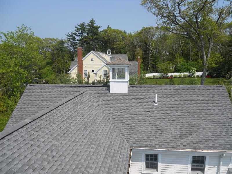 Abraham Roofing with Traditional Exterior  and Roofing Siding Long Island