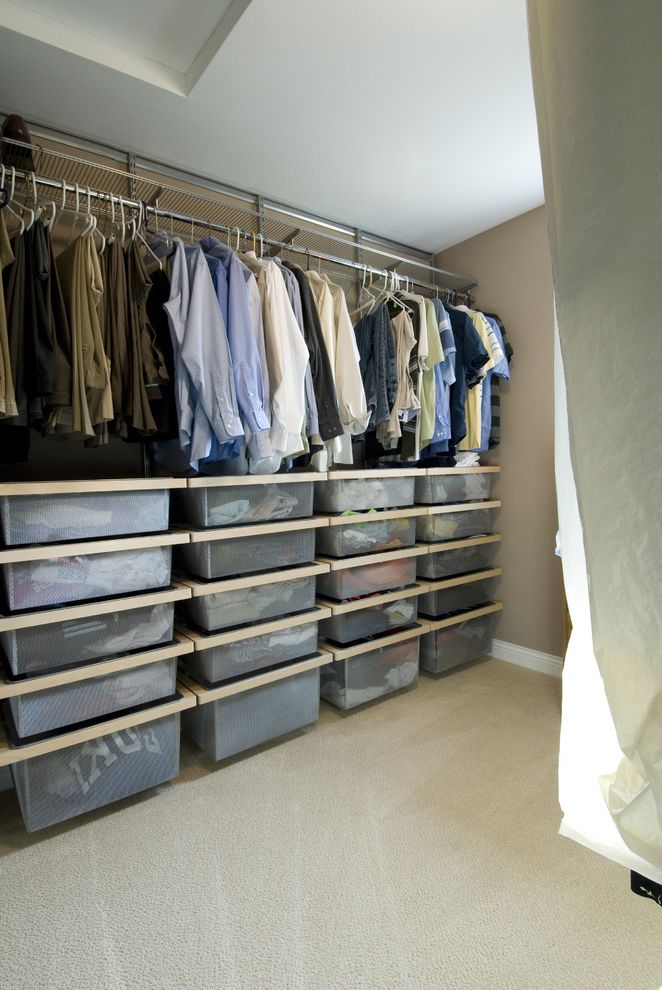 The Container Store Closet Systems   Modern Closet Also Modern