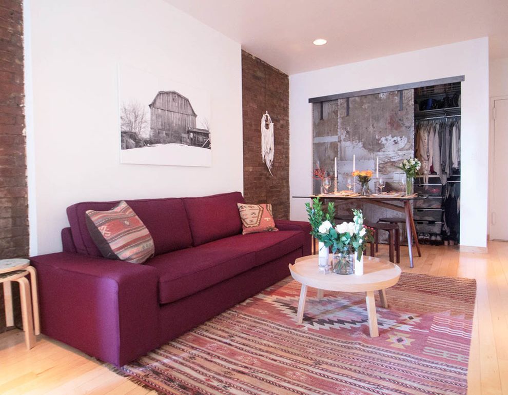 West Elm Return Policy with Eclectic Living Room  and Eclectic