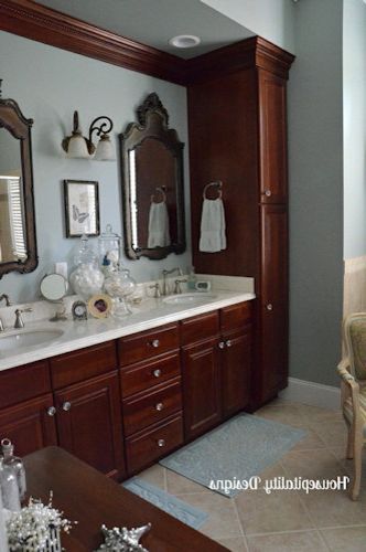 D Lawless Hardware   Traditional Bathroom Also Bathroom Makeover Cut Glass Knobs Glass
